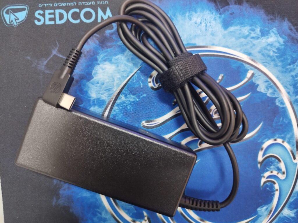 מטען מקורי למחשב נייד HP 65W עם חיבור USB Type-C