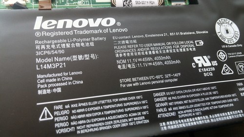 סוללה מקורית למחשב נייד לנובו LENOVO FLEX 4 – תמונה 2