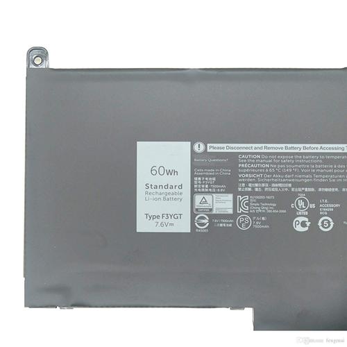 סוללה מקורית פנימית למחשב נייד DELL LATITUDE 7280/7290 7480 /7490 דל – תמונה 3