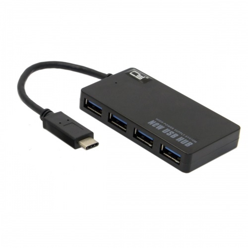 מפצל USB 3.1 מחיבור USB 3.1 Type-C ל4 חיבורי USB 3.0