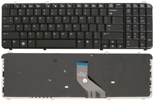 מקלדת למחשב נייד HP/COMPAQ DV6-1000 DV6-2000 אייג' פי