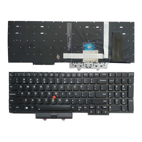 מקלדת עברית מקורית ל-Lenovo ThinkPad E15 Gen 2 - מוארת + סטיק (כולל NumPad)