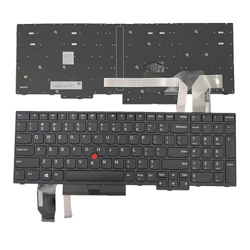 מקלדת עברית מקורית ל-Lenovo ThinkPad T15 / P15s (Gen 1-2) - מוארת + סטיק