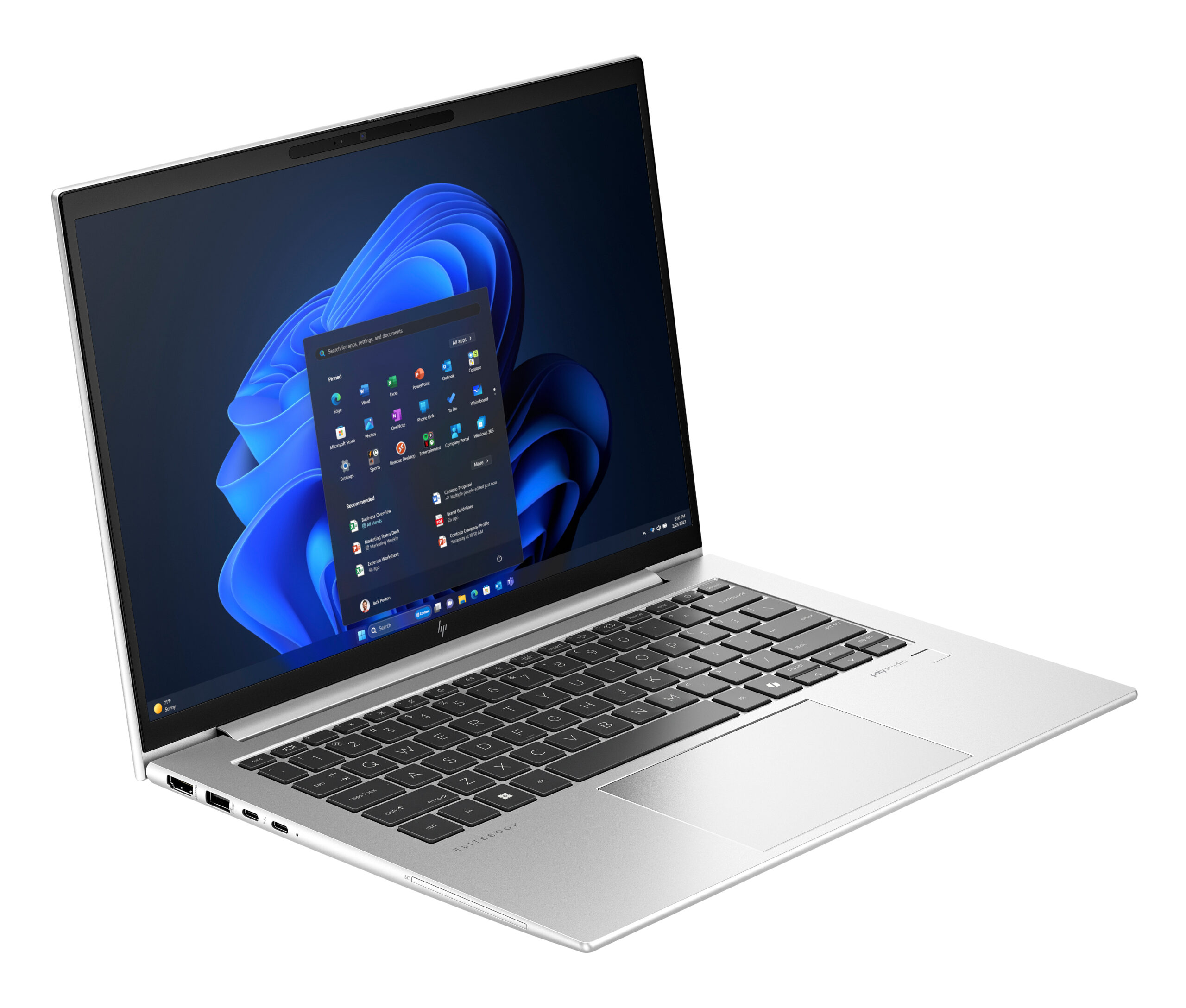 מחשב נייד HP EliteBook 6 G1q | Snapdragon | 32GB | 256GB SSD | קופסה פתוחה – תמונה 2