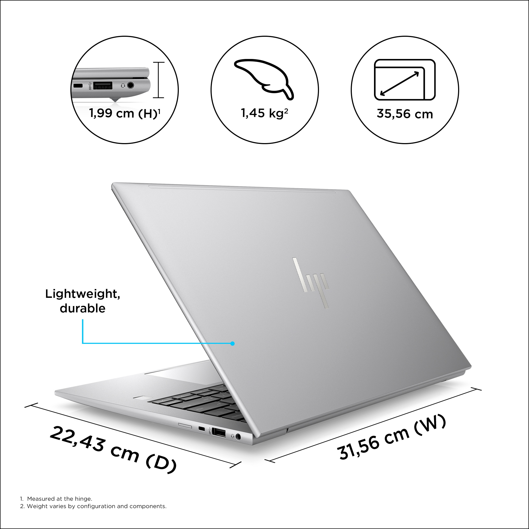 מחשב נייד HP ZBook Firefly G10 A | Ryzen 9 | 32GB | 1TB SSD | קופסה פתוחה – תמונה 4