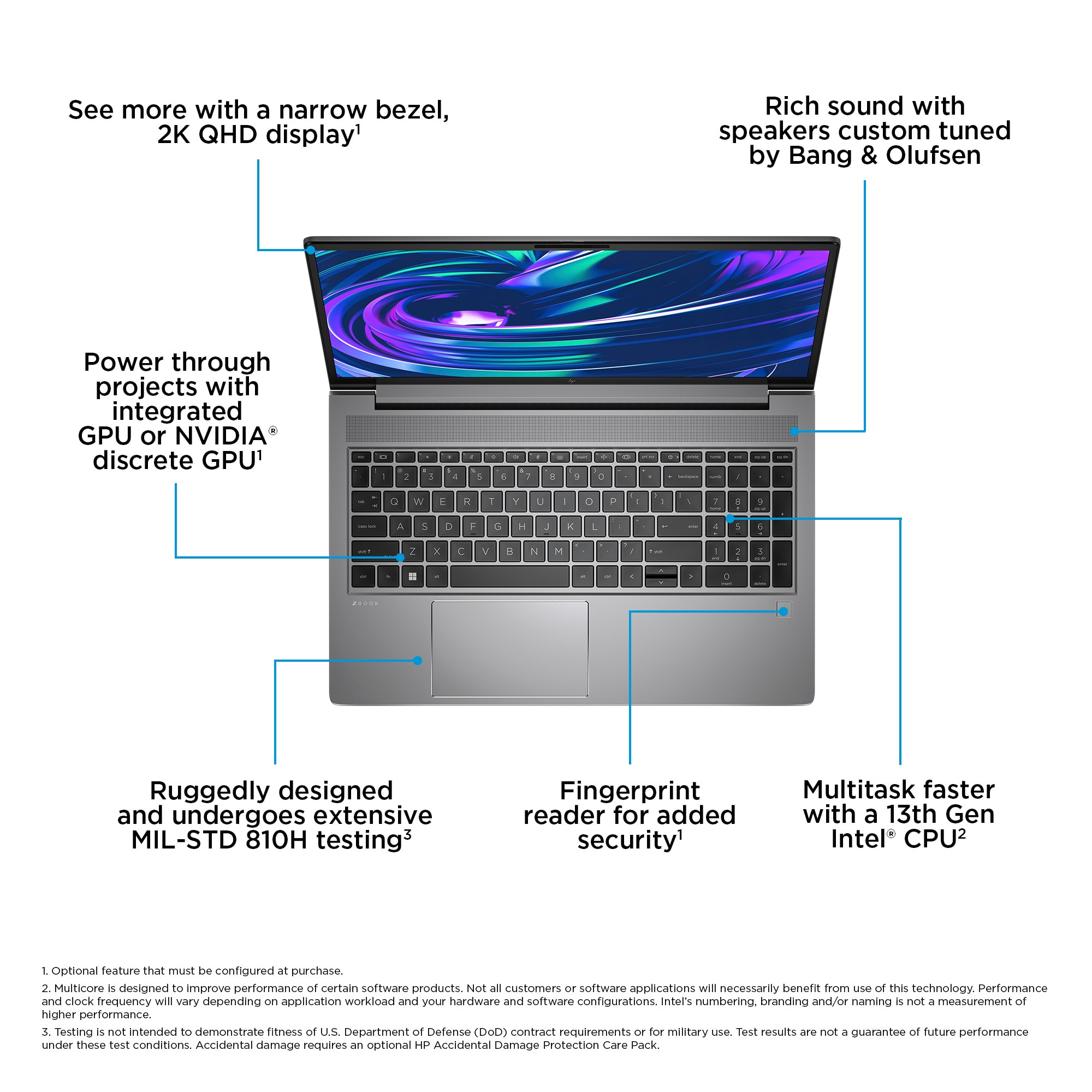 מחשב נייד HP ZBook Power G10 | Intel Core i7-13700H | 16GB | 512GB SSD | קופסה פתוחה – תמונה 6