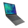 Lenovo IdeaPad Flex 5 15ITL05 מחשב נייד מתהפך בצבע אפור — מבט קדמי בזווית